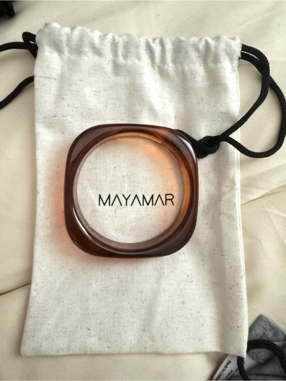 Mayamar Tortoise Resin Bracelet